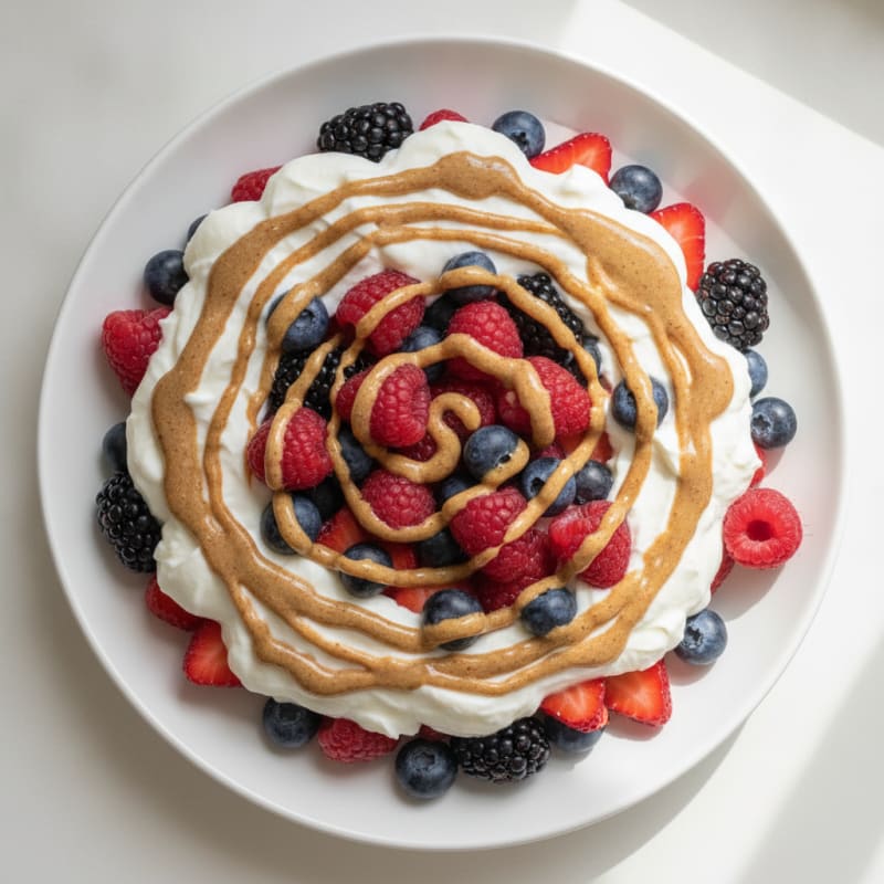 Creamy Greek Yogurt Protein Parfait with Mixed Berries