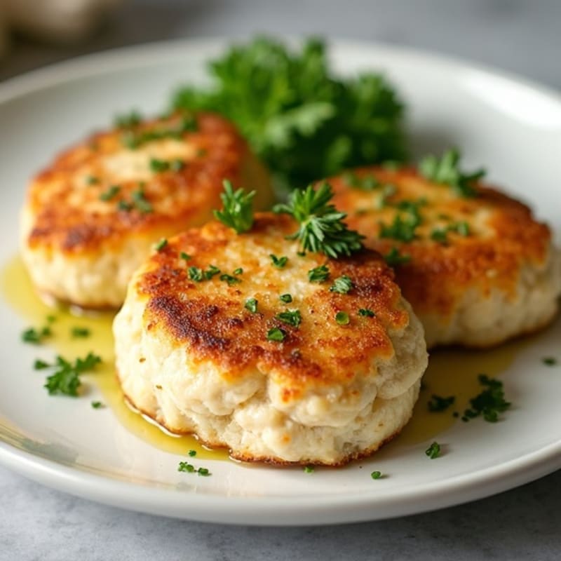 Pan-Seared Lump Crab Cakes with Fresh Herbs