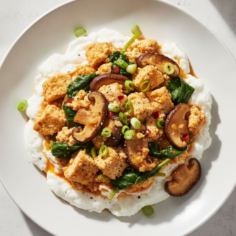 Tofu & Shiitake Mapo Bowl