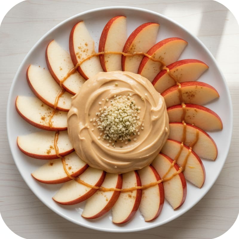 High-Protein Apple and Peanut Butter Dip