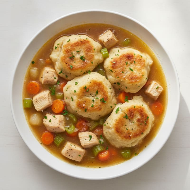 Homestyle Chicken and Herb Dumplings