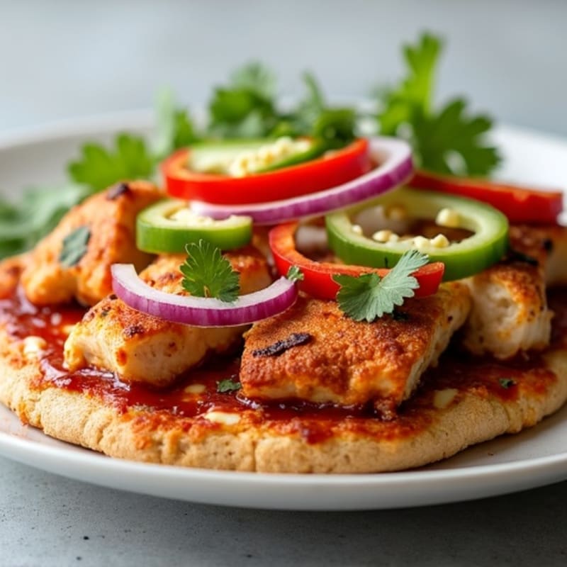 Crispy BBQ Chicken Flatbread Pizza