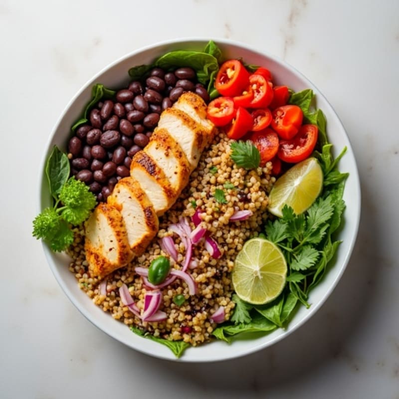 Zesty Quinoa and Black Bean Salad