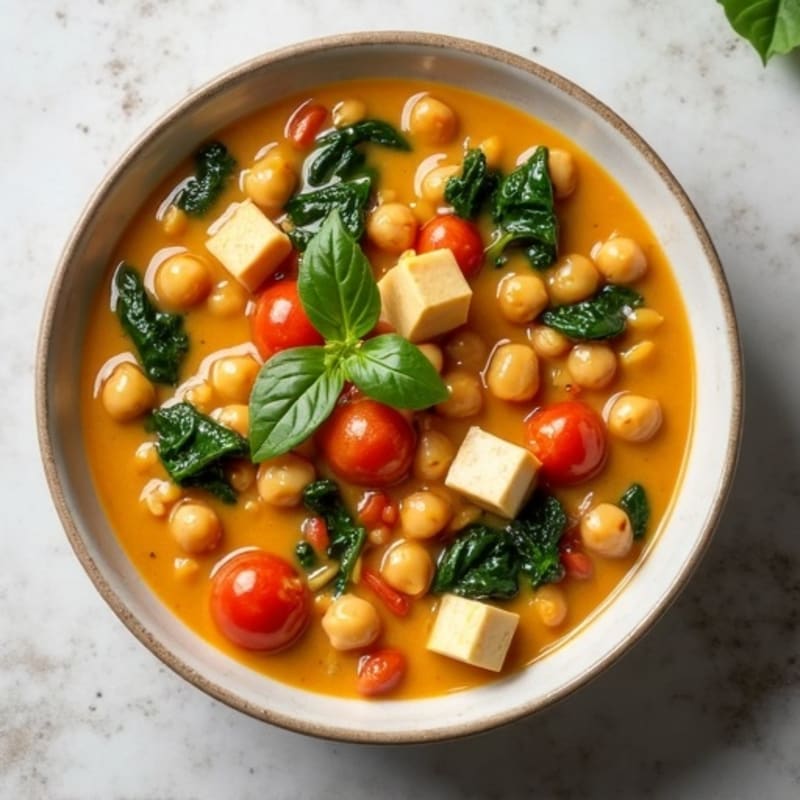 Creamy Coconut Chickpea Curry Stew