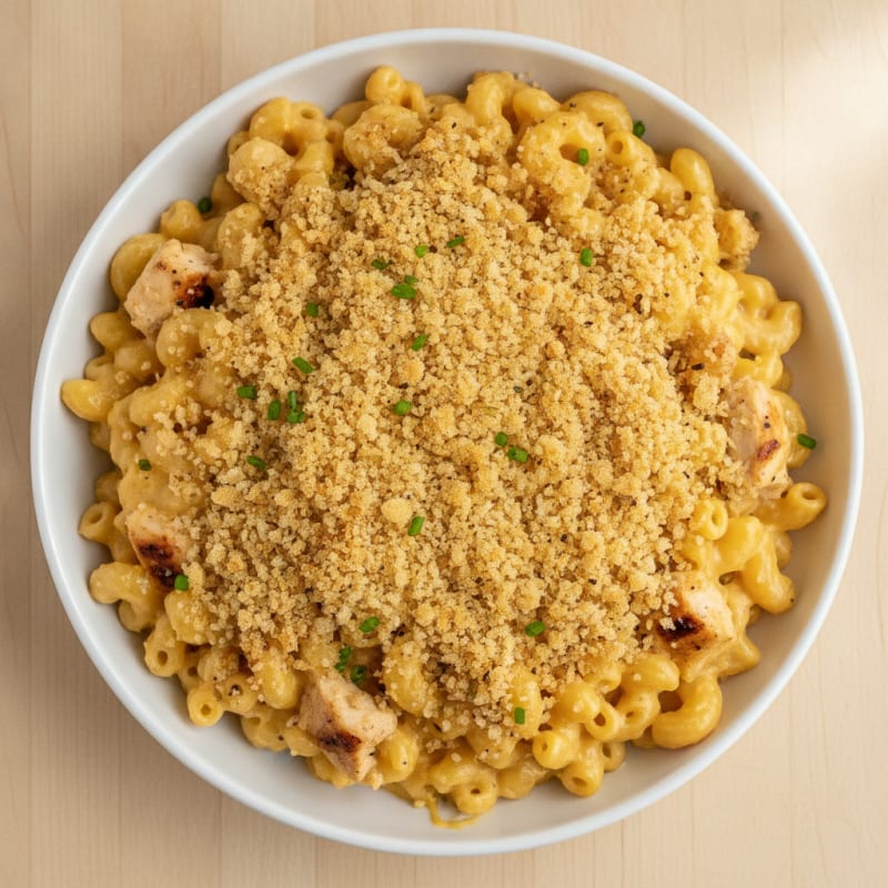 Baked Macaroni and Cheese with Toasted Breadcrumbs