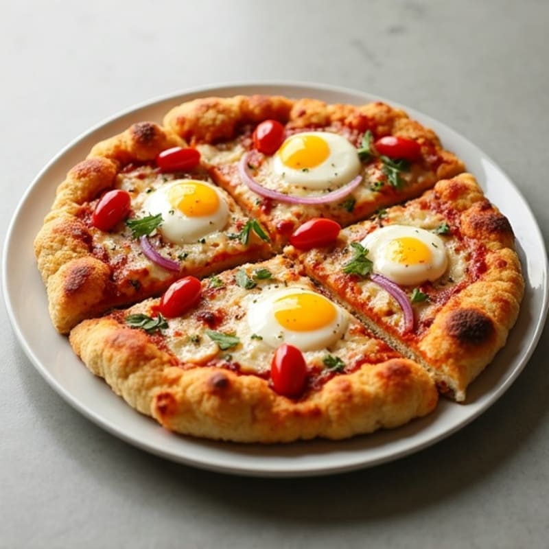 Crispy BBQ Chicken Cauliflower Crust Pizza