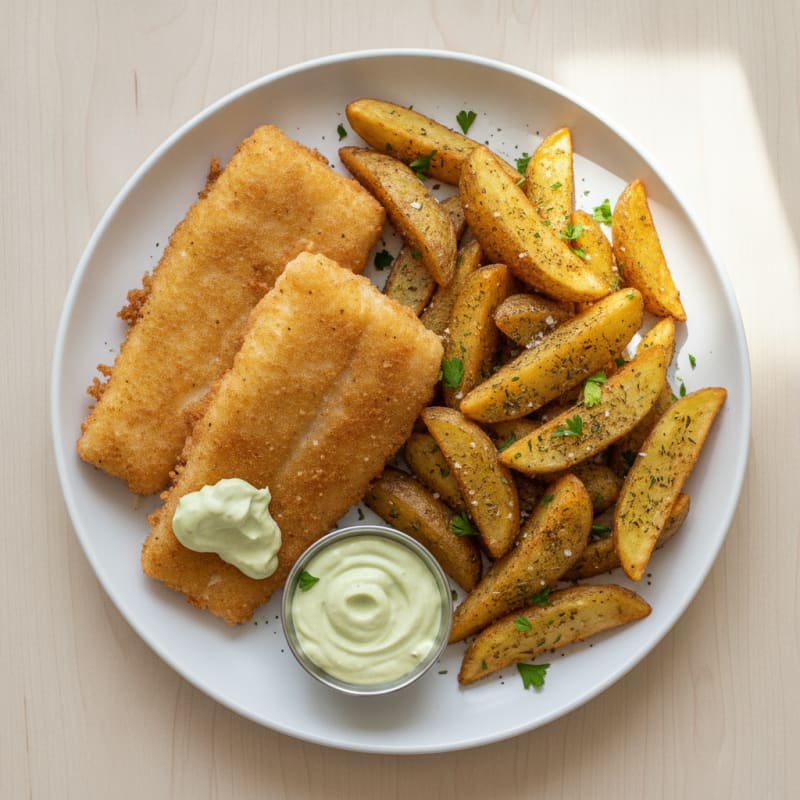 Beer-Battered Fish and Chips