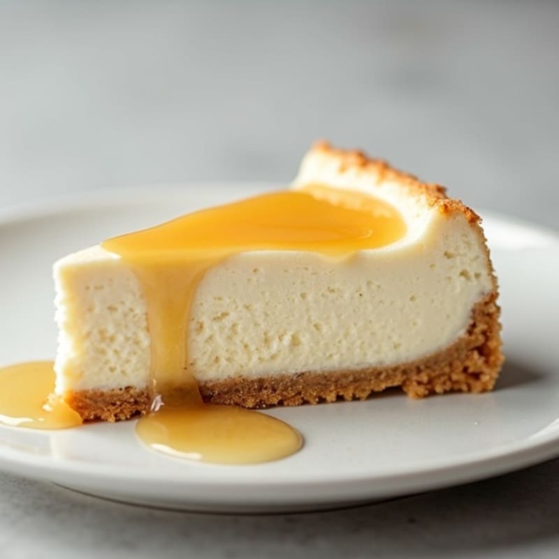 Silky Greek Yogurt Protein Cheesecake