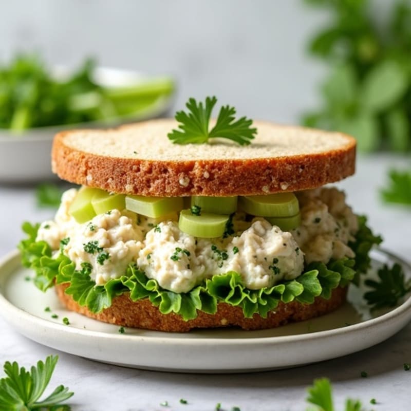 Fresh Herb Chicken Salad Sandwich