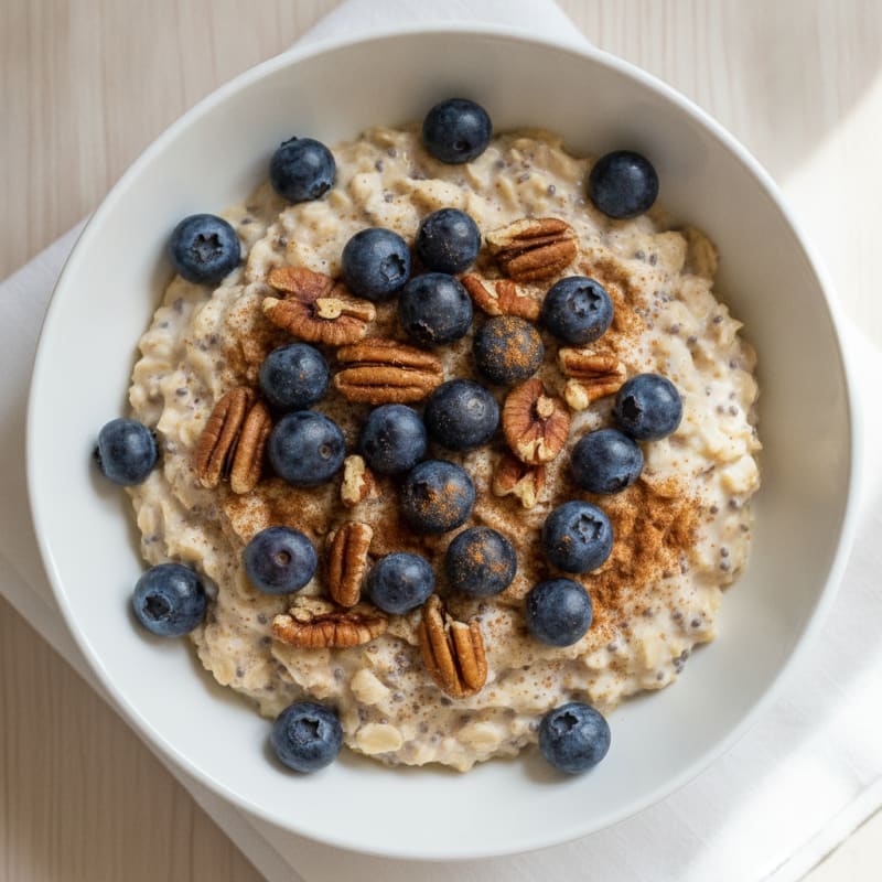Berry Pecan Overnight Oats