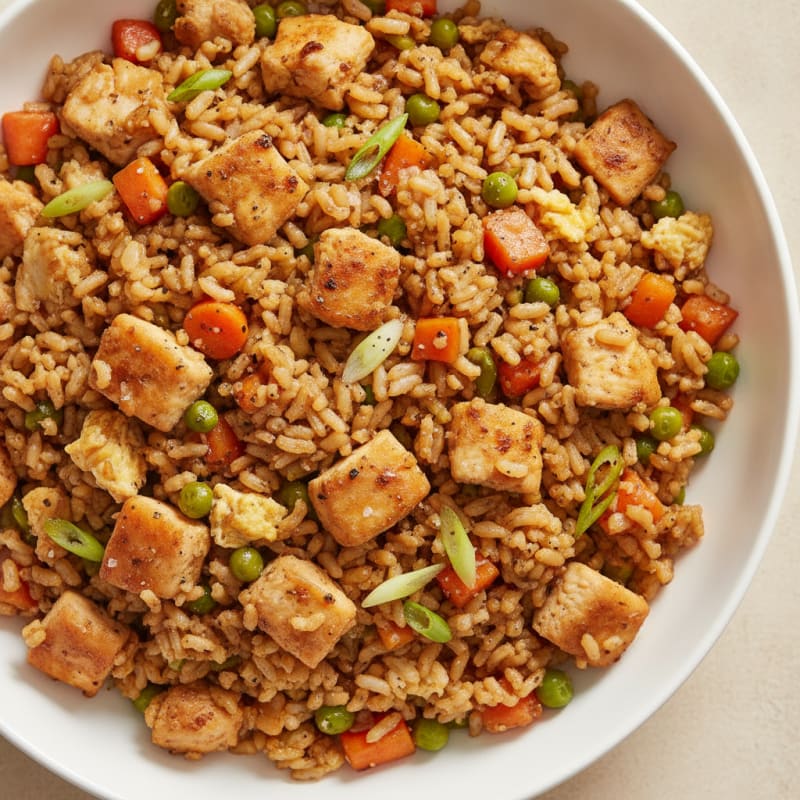 Chicken and Vegetable Fried Rice