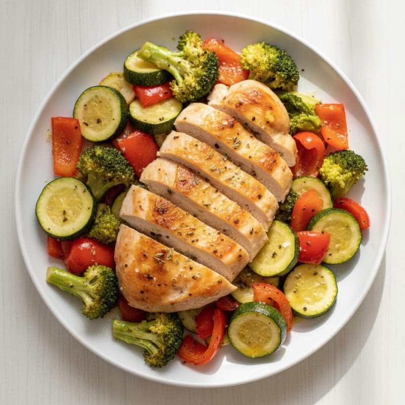 Sheet Pan Lemon Herb Chicken and Veggies