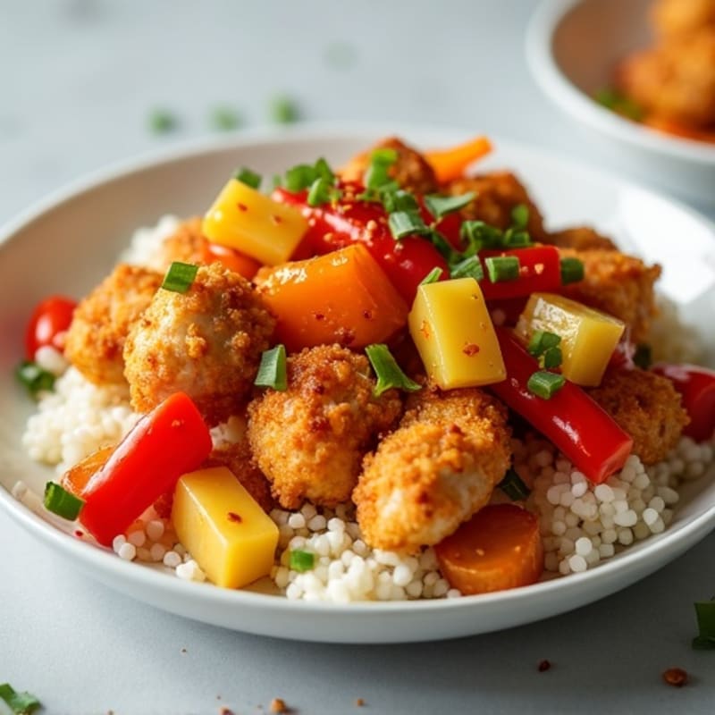 Crispy Baked Sweet and Sour Chicken
