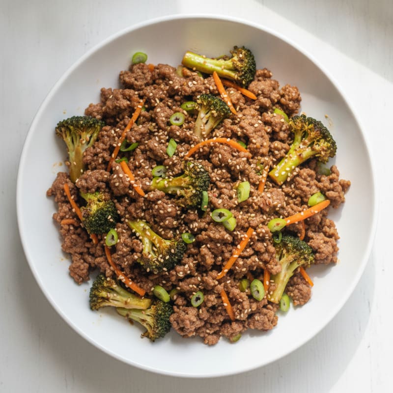 Sesame Ginger Beef Bowl