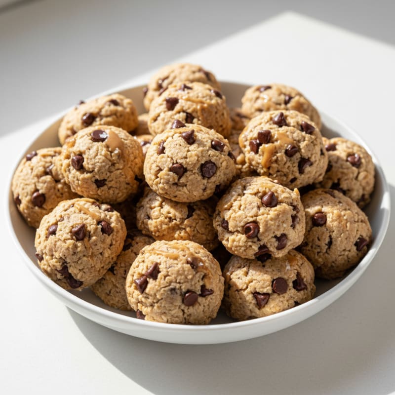 Chewy Chocolate Chip Cookie Dough Bites