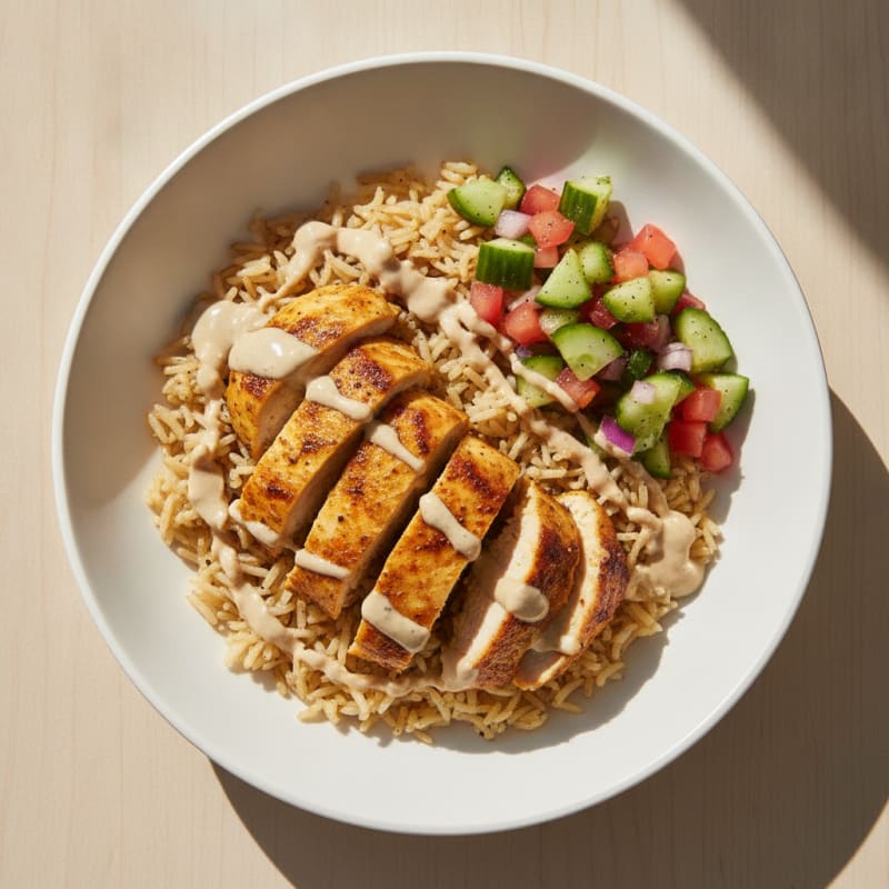 Chicken Shawarma Rice Bowl