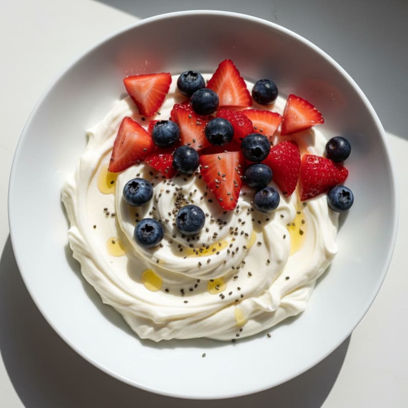 Creamy Vanilla Greek Yogurt Protein Bowl