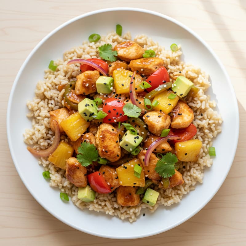 Sweet and Sour Chicken with Pineapple