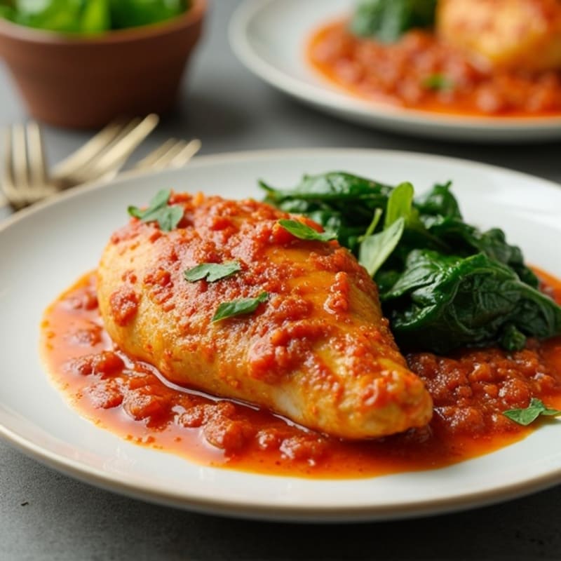 Creamy Spiced Tomato Chicken