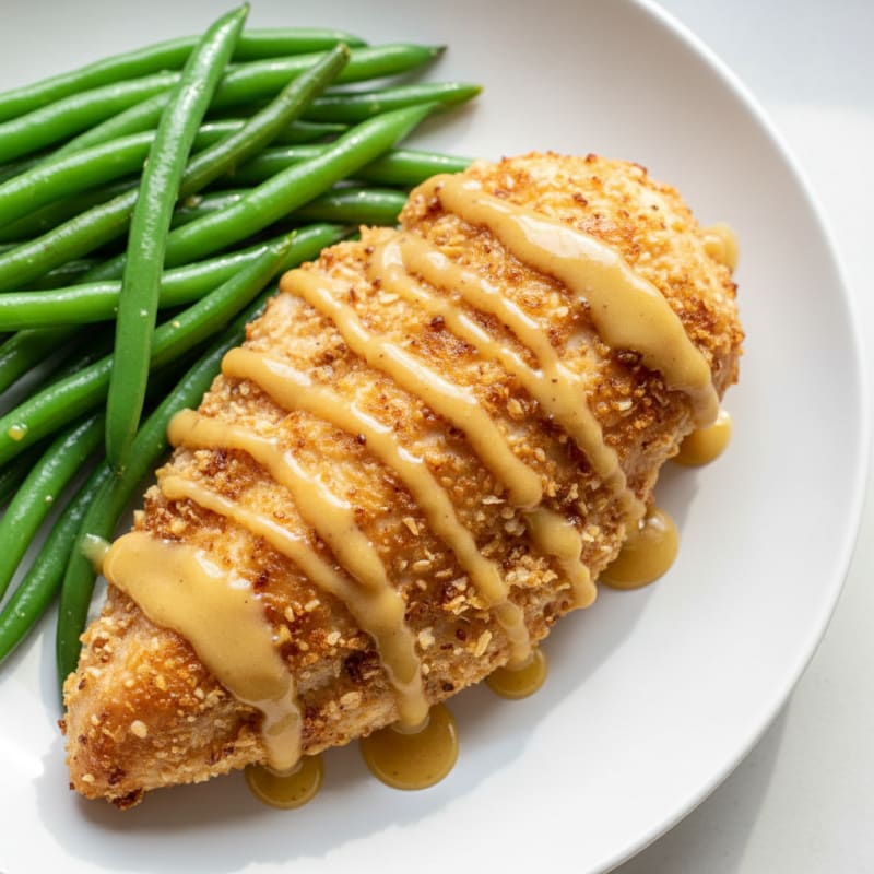 Buttermilk Fried Chicken with Honey-Mustard Glaze