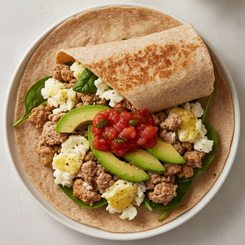 Ultimate Loaded Breakfast Burrito