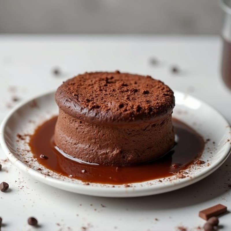 Dark Chocolate Protein Soufflé