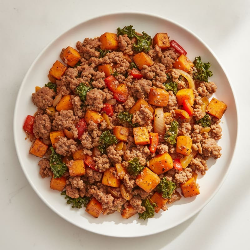 Beef & Sweet Potato Hash