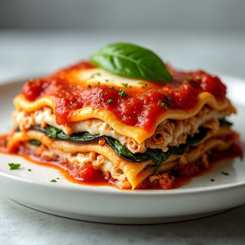 Lean Turkey and Spinach Lasagna