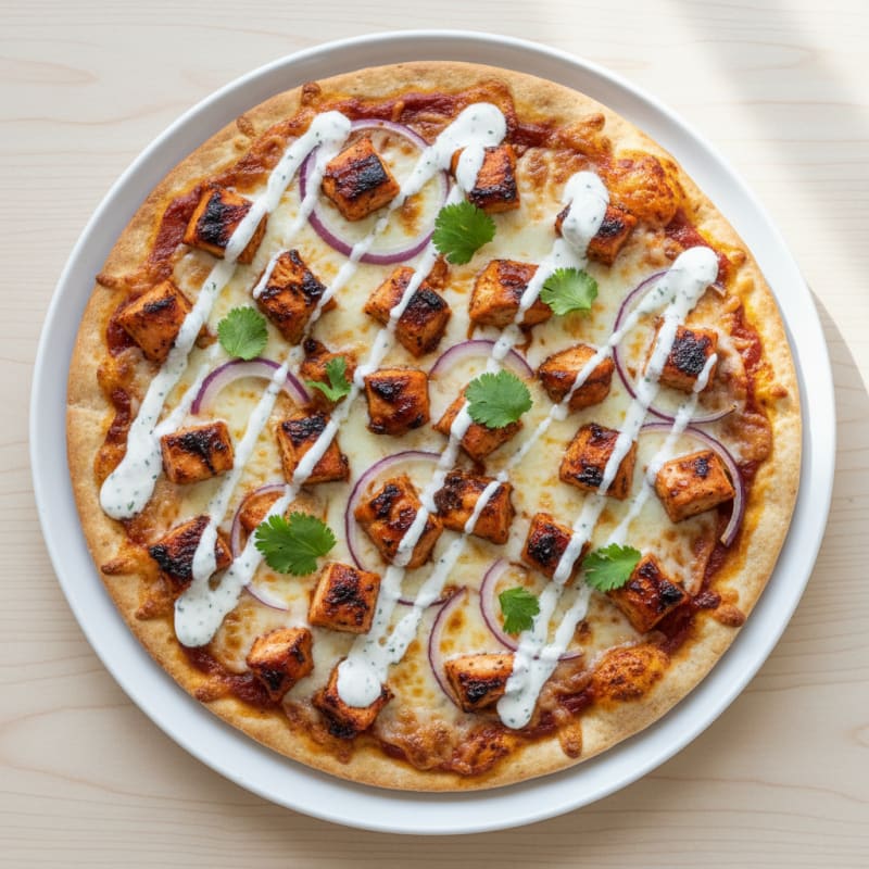 Crispy BBQ Ranch Chicken Pizza