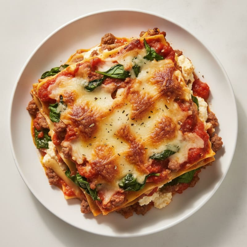Classic Beef and Ricotta Lasagna Bake
