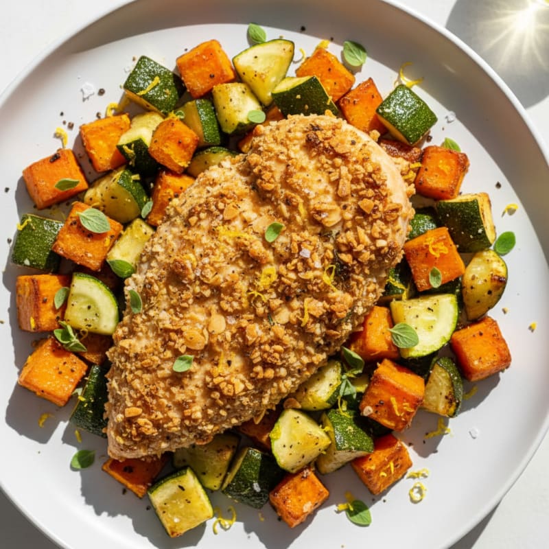 Crispy Air-Fried Chicken with Zesty Herbs