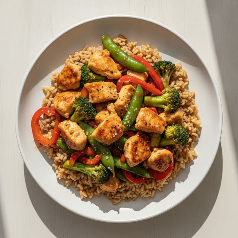 Teriyaki Chicken Stir-Fry with Vegetables