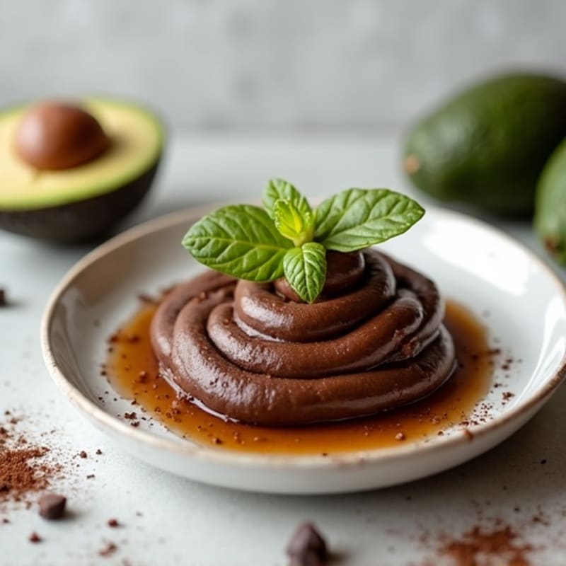 Silky Dark Chocolate Avocado Mousse