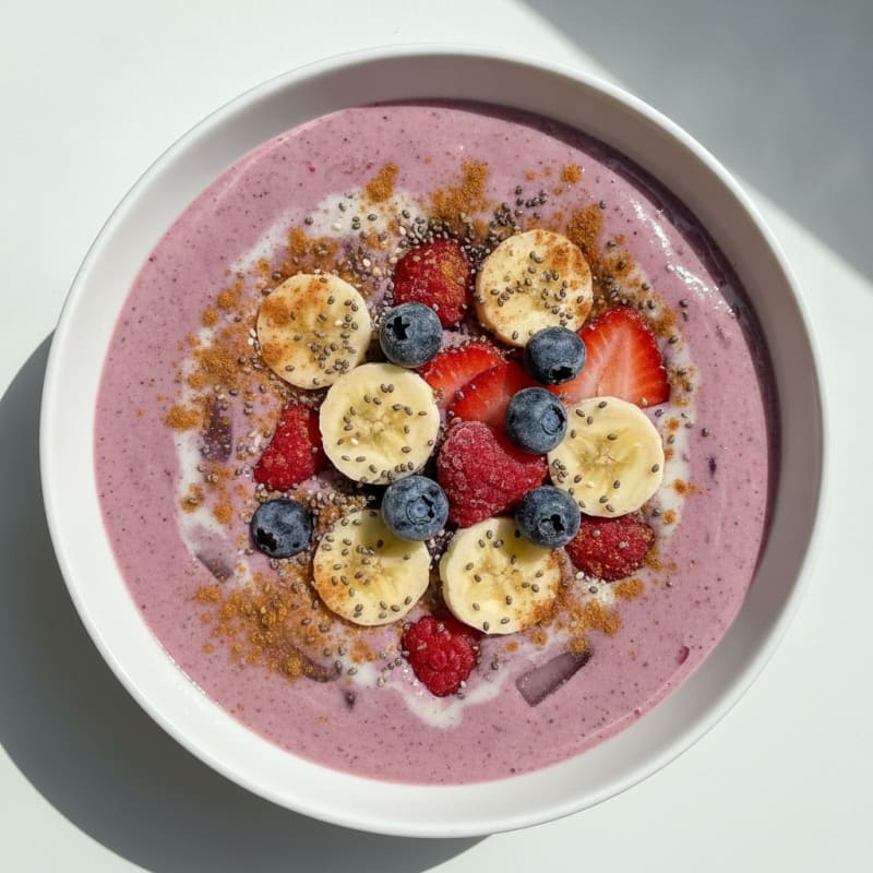 Berry Banana Protein Smoothie