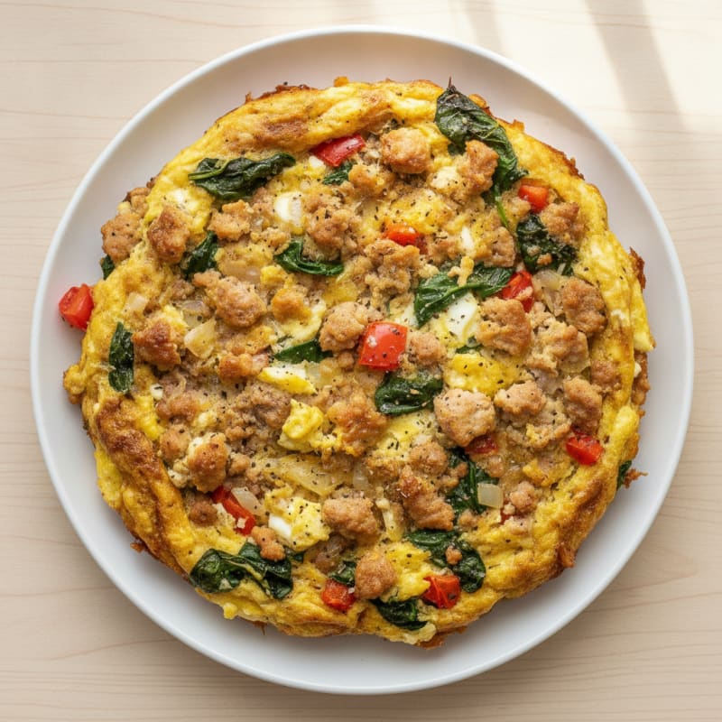 Maple Sausage and Egg Breakfast Bake