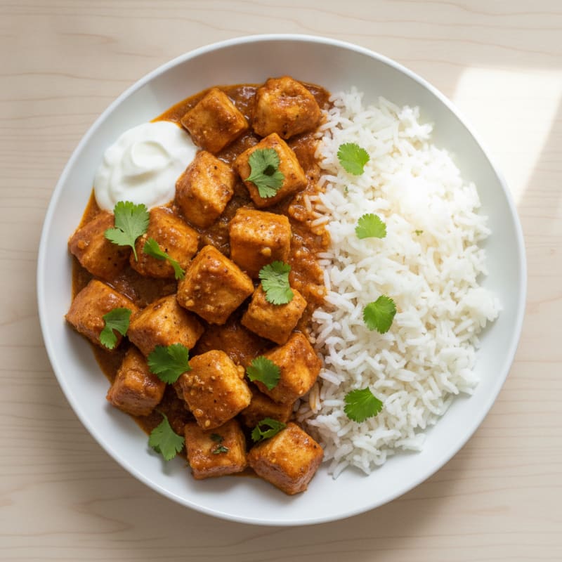 Spiced Butter Chicken with Basmati Rice