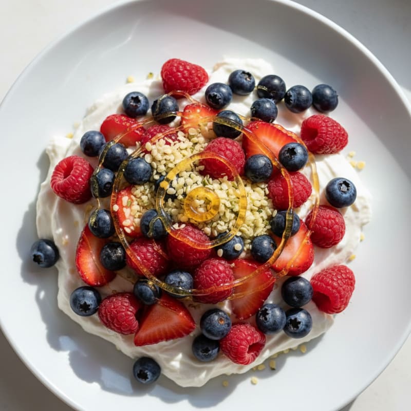 Creamy Greek Yogurt Protein Parfait with Mixed Berries