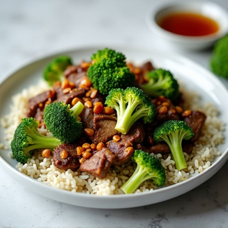 Garlic Ginger Beef and Broccoli Stir-Fry