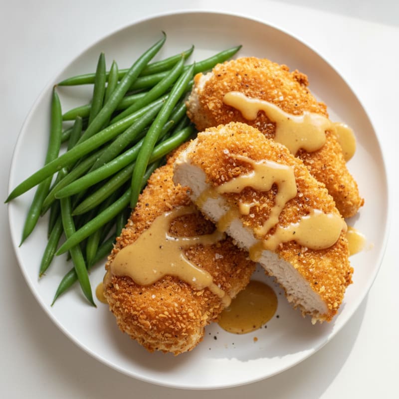 Buttermilk Fried Chicken with Honey-Mustard