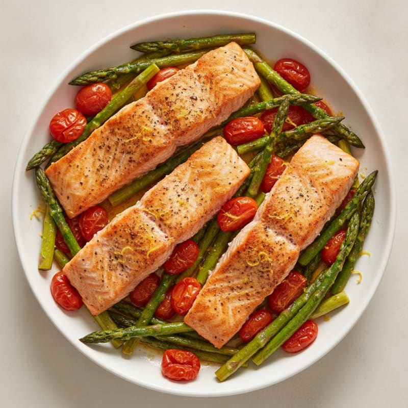 Sheet Pan Lemon Herb Salmon