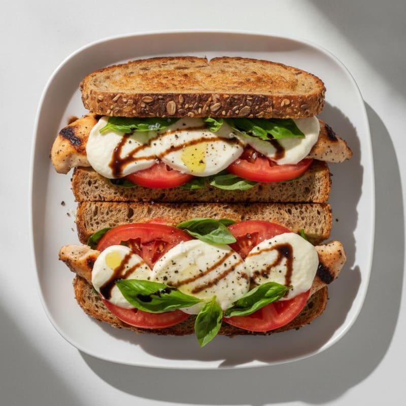 Grilled Chicken Caprese Sandwich
