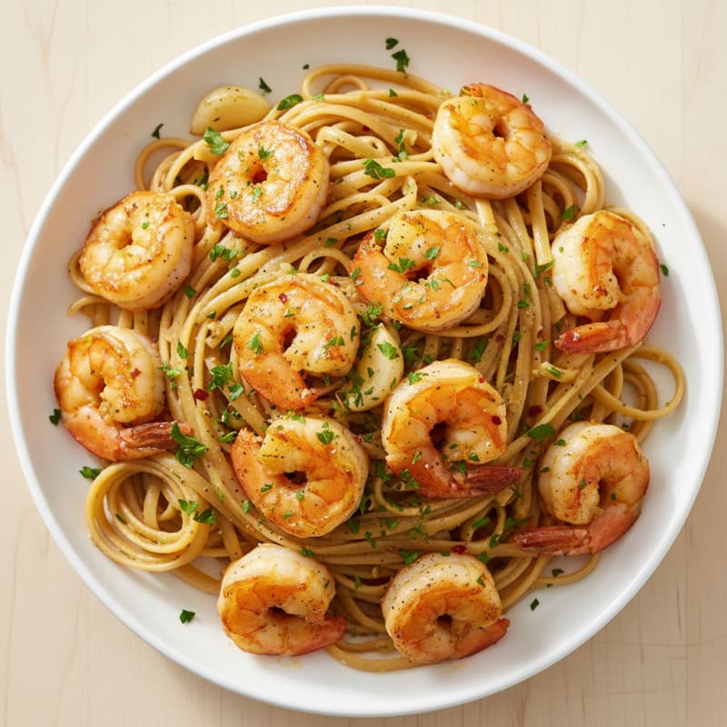 Garlic Shrimp Scampi with Linguine