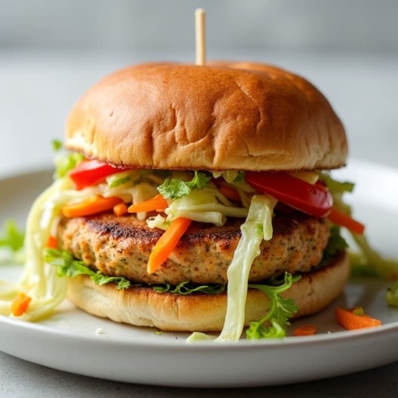 Lean Turkey Sliders with Fresh Crunchy Slaw