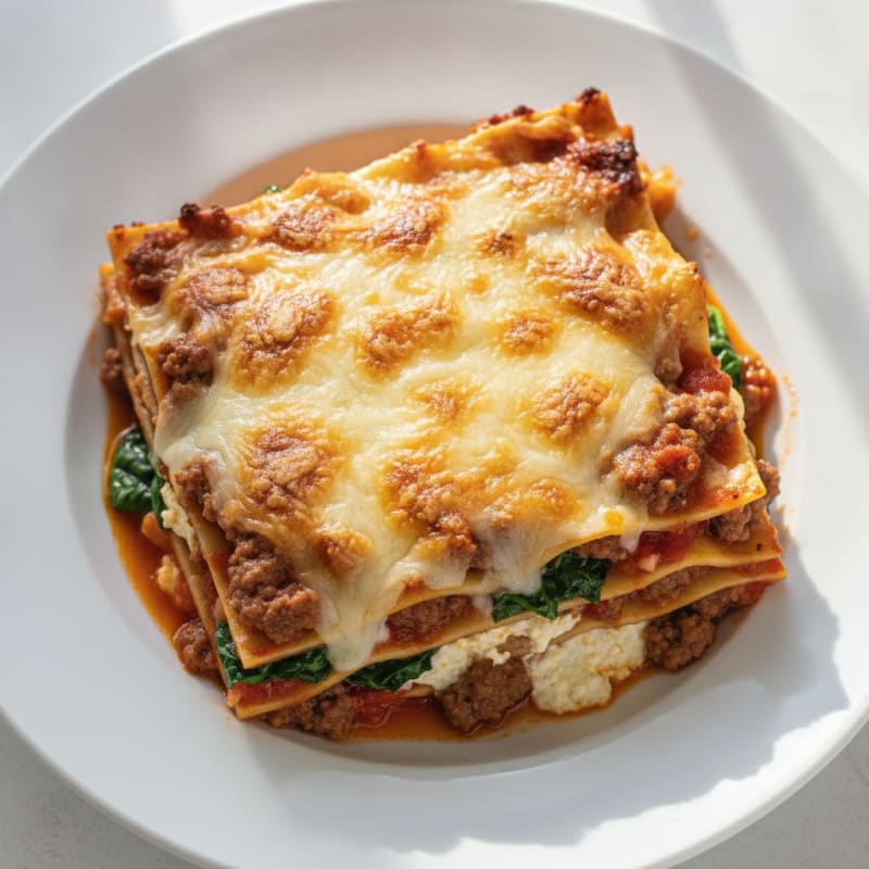 Classic Italian Beef Lasagna Bake