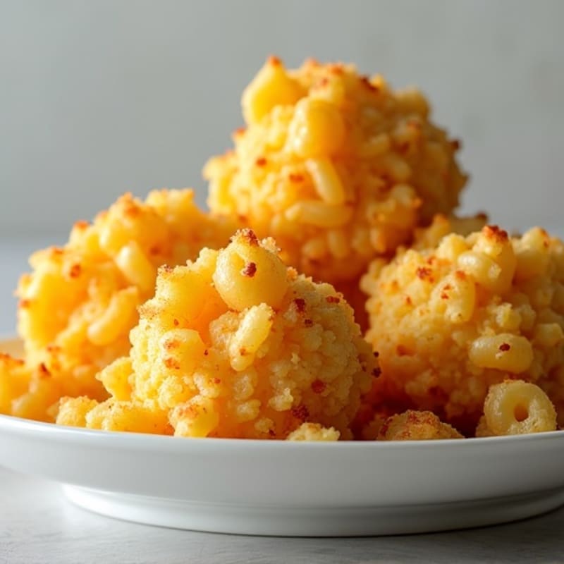 Crispy Baked Cauliflower Mac and Cheese Bites