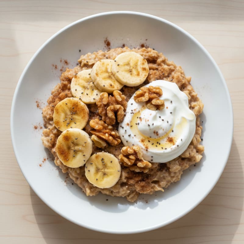 Banana Nut Oatmeal Bowl