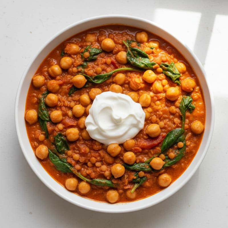 Creamy Spiced Chickpea and Tomato Curry