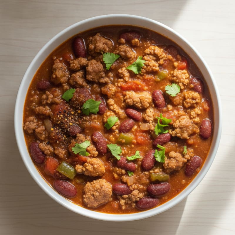 Hearty Beef and Bean Chili