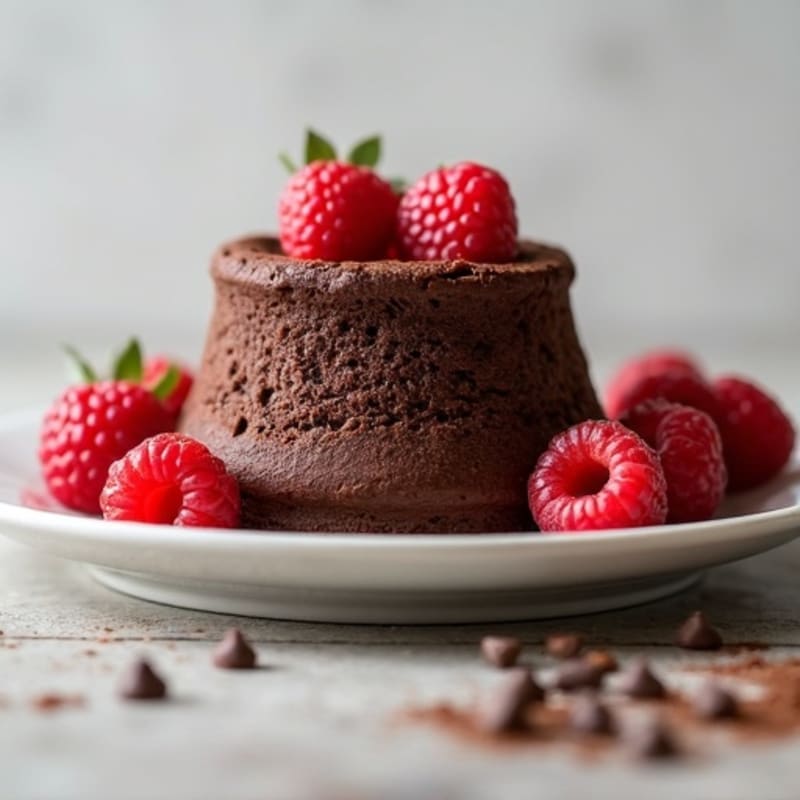 Dark Chocolate Protein Soufflé