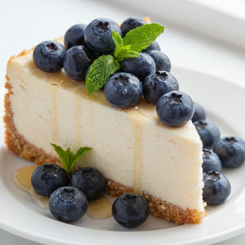 Creamy Greek Yogurt Protein Cheesecake